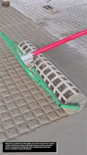This Concrete Roller Trick Delivers a Perfect Finish Every Time 🔥