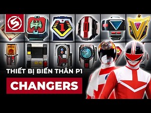 TỔNG HỢP THIẾT BỊ BIẾN ĐỔI | Super Sentai 1977 - 2000