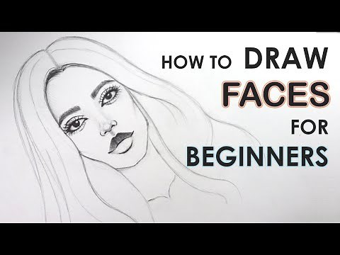 HOW TO DRAW FACES FOR BEGINNERS *EASY & FULLY NARRATED*