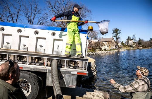 Some of Pa’s 3.2M trout stocked at Boiling Springs Children’s Lake for 2025 season