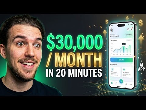 I Created a $30,000/Month App in 20 Minutes Using AI