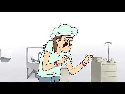 Regular Show - Drunk Jerry Vs Mordecai And Rigby