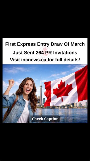 🇨🇦 IRCC just kicked off March with a PNP-only Express Entry draw, sending 264 new PR invitations today. 🇨🇦 CRS cutoff drops by 79 points to 710 and the tie-break goes back to August 7, 2025. 🇨🇦 Check out full details and latest CRS score distribution in the pool as of March 2026 👇 🔗 Link in bio for full details! #expressentry #pnp #canadaimmigration #permanentresidence #ircc
