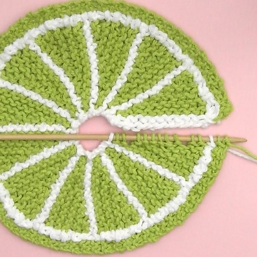 How to Knit Fruit Citrus Slices with Free Pattern   Video