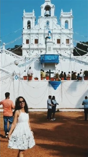 Top 5 Churches in Panaji Goa | Famous Tourist Places in Goa ⛪✨ #shorts #yt