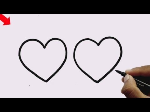 How to Draw Beautiful Bird From Number 3 & ❤ | Parrot Drawing Easy / Bird Drawing / Easy Drawing