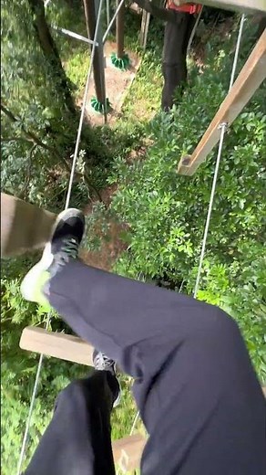 Extreme Challenge High Altitude Unicycle Walking 极限挑战 高空独木行走 #travel【跟着图尔去旅行】