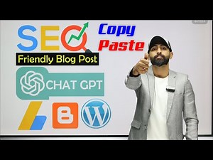 Copy Paste Blog SEO FRIENDLY with Chat Gpt || Make 5000$ Monthly From Copy Paste Blogging