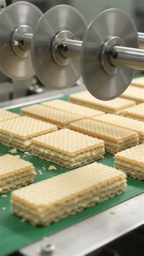 🍫 How 1,000,000 Wafer Bars Are Made Inside a High-Tech Factory! 🤯🏭