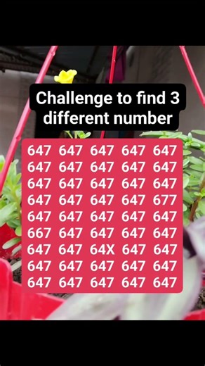 Challenge to find 3 different number (part 1766) #brainteaser #search #find #puzzle