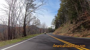 First Ride on the NEW section of the Tennessee Foothills Parkway | America Rides Maps