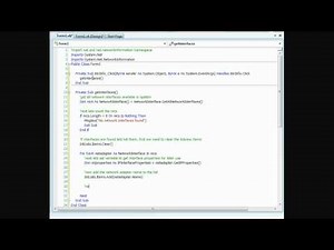 vb .net network interfaces [tutorial]