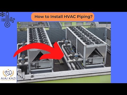 HOW TO INSTALL HVAC PIPING? | HVAC | CHILLED WATER PIPE INSTALLATION STEP BY STEP AJAZ KAZI