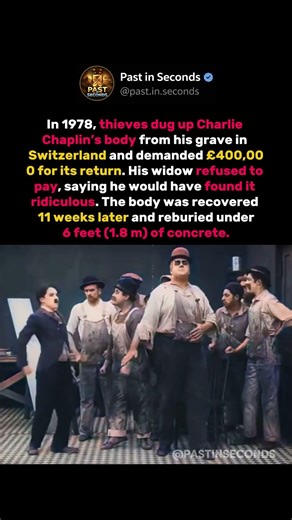 When Thieves Stole Charlie Chaplin’s Body