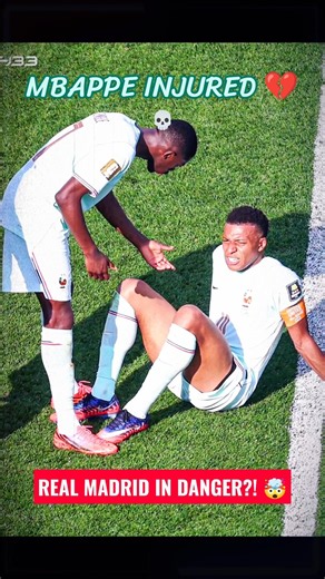 Mbappé Injured AGAIN! 💔 Real Madrid in BIG Trouble! 🚨 #realmadrid #mbappe #france