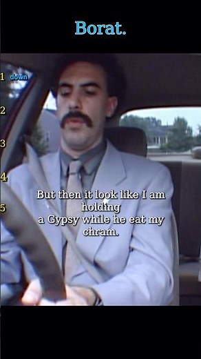 Borat (2006) | The Driving Lesson – One Instructor, One Lorry, One Very Creative Lane Change 🚗🛻