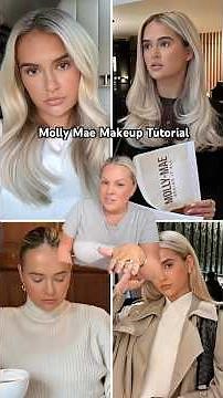 Molly Mae makeup tutorial, I just love her natural makeup #makeuptutorial