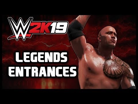 WWE 2K19 - Legends Entrances + DLC