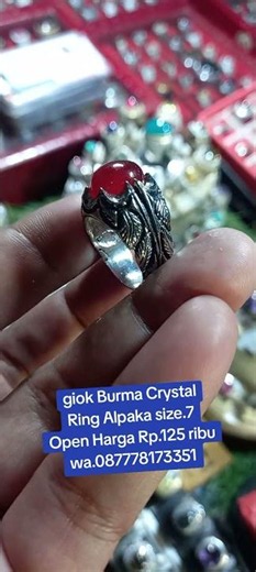 #giokburma #jadeite jade merah #crystal