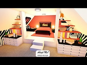 Sweet Bedroom 🎀 Adopt Me - Speed Build | Roblox | Adopt Me Building Hacks Aimi