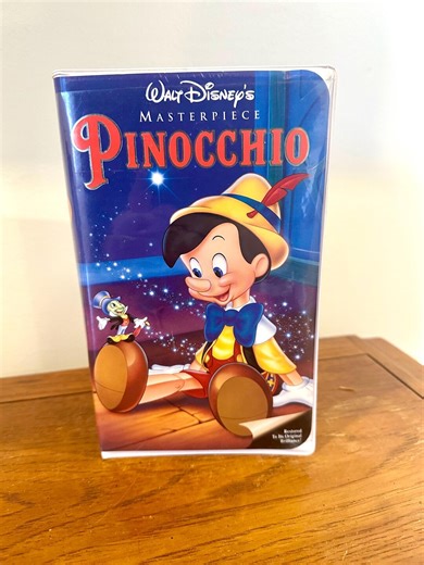 Walt Disney's Masterpiece Collection Edition of the Pinocchio VHS Tape - Etsy