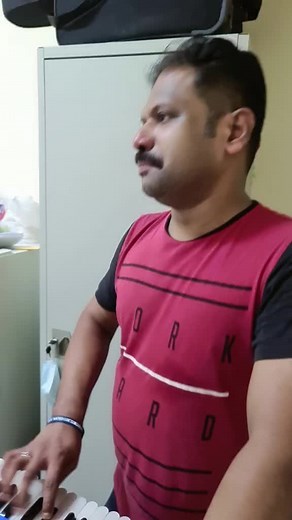 Playing Traditional Indian Tabla Drums Indoors