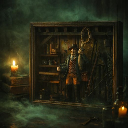 Vintage Fishing Shadow Box Diorama, Rustic Cabin Lodge Wall Art - Etsy