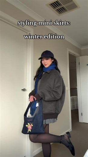 Styling a Pleated Mini Skirt for Winter