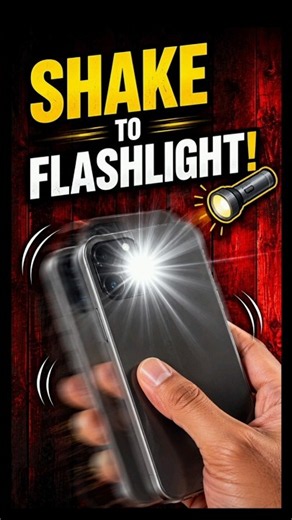 Shake Phone to Turn On Flashlight! 🔦 Secret Android App#flashlight