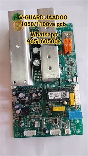 V-GUARD JAADOO 1050/1100va OLD REFURBISHED TESTED PCB#powertak#powertak solution