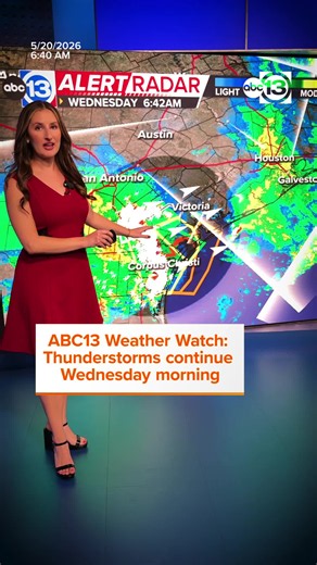 After an intense line of storms tracked through Southeast Texas early this morning, we're left with widespread light to moderate rain for the morning commute. #ABC13Weather #WeatherWatch #HoustonWeather #SETexasWeather #Thunderstorms #MorningCommute #RainyMorning #StormAlert #TexasWeather #HoustonTX #WeatherUpdate #HeavyRain #Storms #TrafficAlert #SoutheastTexas #abc13