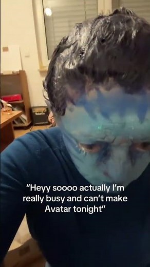 Blue transformation nobody asked for #avatarworld #makeover #shorts