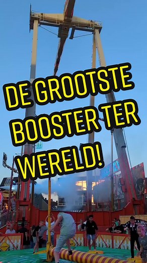 De grootste booster ter wereld op de Tilburgse kermis