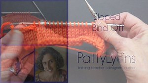 Make lovely shoulders, necks, armholes . . . welcome to the Sloped Bind Off!! Just one of the fun knitting tips from my sweater classes! | Patty Lyons Knitting
