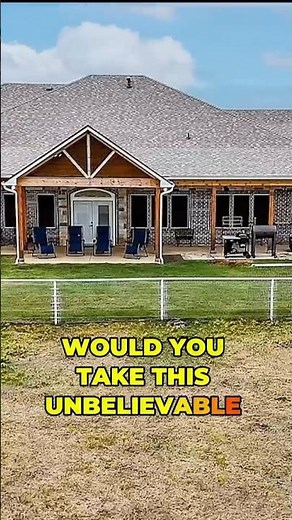Massive Texas Mansion – 7 Beds, 6 Baths on 13.5 Acres for $100K?!