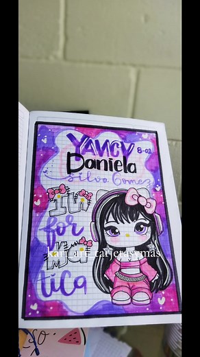 Portadas para cuadernos de niña con Kuromi