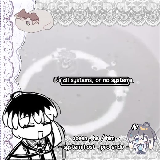 you cannot claim to be “anti-fakeclaiming” and then make anti endo posts. you are invalidating both endogenic systems and disordered systems lived experiences. you claim endogenics spread harmful misinformation, but really, you are the only one who is spreading harmful misinformation and forcing people to hide their identities and doubt themselves when we instead could be teaching those people to embrace themselves and accept their plurality, no matter how “weird” or “invalid” it may appear to y