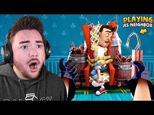 PLAYING AS THE NEIGHBOR BUT IT GOT OUT OF HAND… (Part 19) | Hello Neighbor Gameplay (Mods)