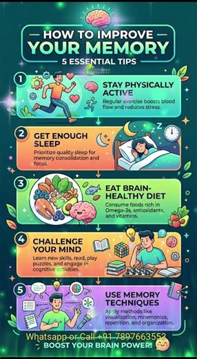 WARNING Boosting Memory May Take Only 5 Simple Habits #brainhealth #wellnessindia #health
