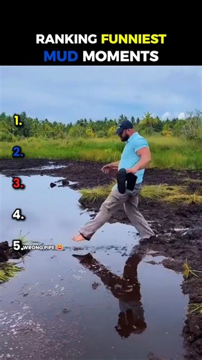 Ranking Funniest Mud Moments 😆 #shorts #funny #fails