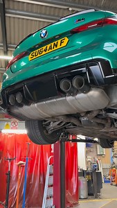 2.7K views · 4K reactions | Crazy to think we’ve had more single turbo conversions on these G series M3s and M4s then exhaust systems! This Isle of Man been M4 came in for a full custom catback exhaust with the valved rear section and our custom carbon tips. | Overkill Performance UK | Facebook