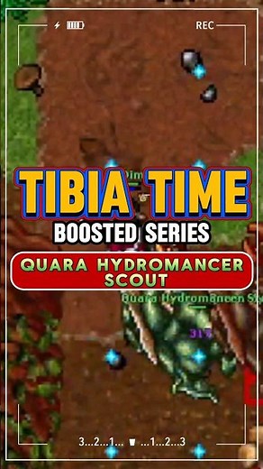 Tibia Time Boosted Series: Quara Hydromancer Scout! #tibia #gaming #mmorpg #shorts