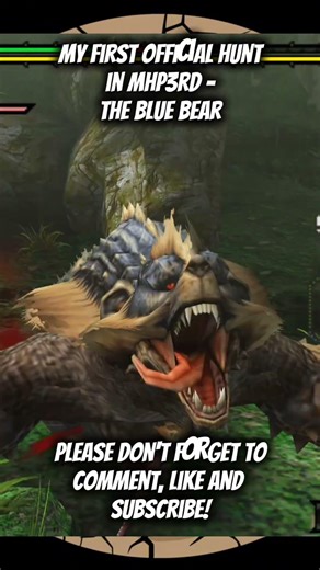 My FIRST Arzuros Hunt Went HORRIBLY WRONG 😳 #mhp3rd