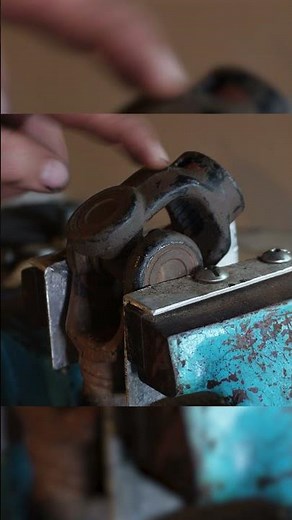 How to REMOVE a U Joint with only hand tools (NO PRESS NEEDED) #diy #fyp #shorts #fix