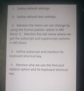 Define default settings. Define default text settings. Mention ... | Filo