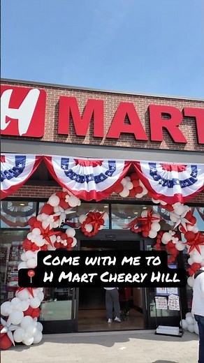Come explore H Mart’s grand opening with me… you need to see this #HMart#CherryHillN#SouthJersey