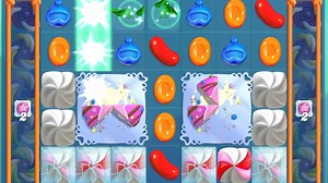 糖果传奇12441-12455关，共15关，打的挺顺利的，但只有3个，而且是刚好打的到Suger stars。