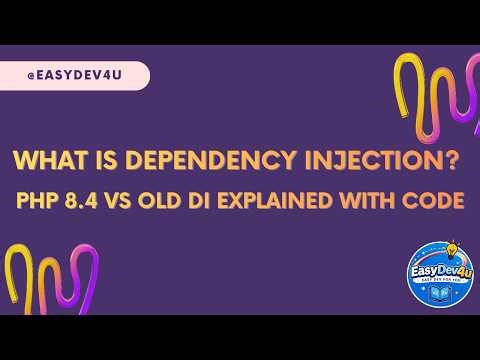 Dependency Injection in PHP Explained | Before vs PHP 8.4 with Real Examples (Hindi)