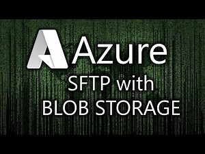SFTP With Azure Blob Storage