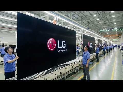 Inside LG’s OLED Mega Factory FULL C5 TV Production Line Tour | Processify